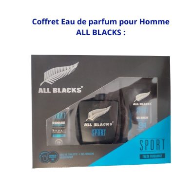 Coffret eau de parfum homme all blacks spirit